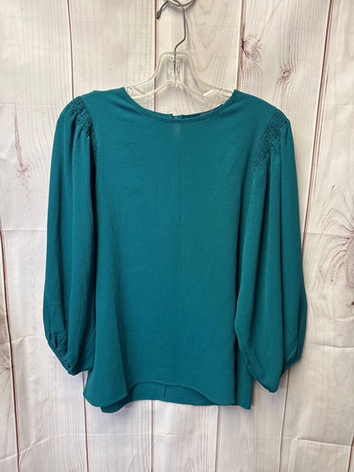 Blue Rain Women's Size S Green 3/4 Sleeve Top