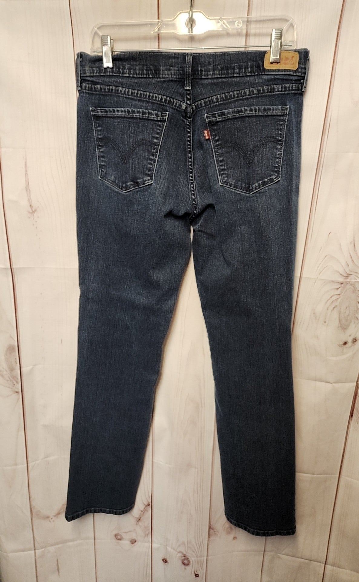 Levis Women's Size 29 (7-8) Blue Jeans 505 Straight Leg