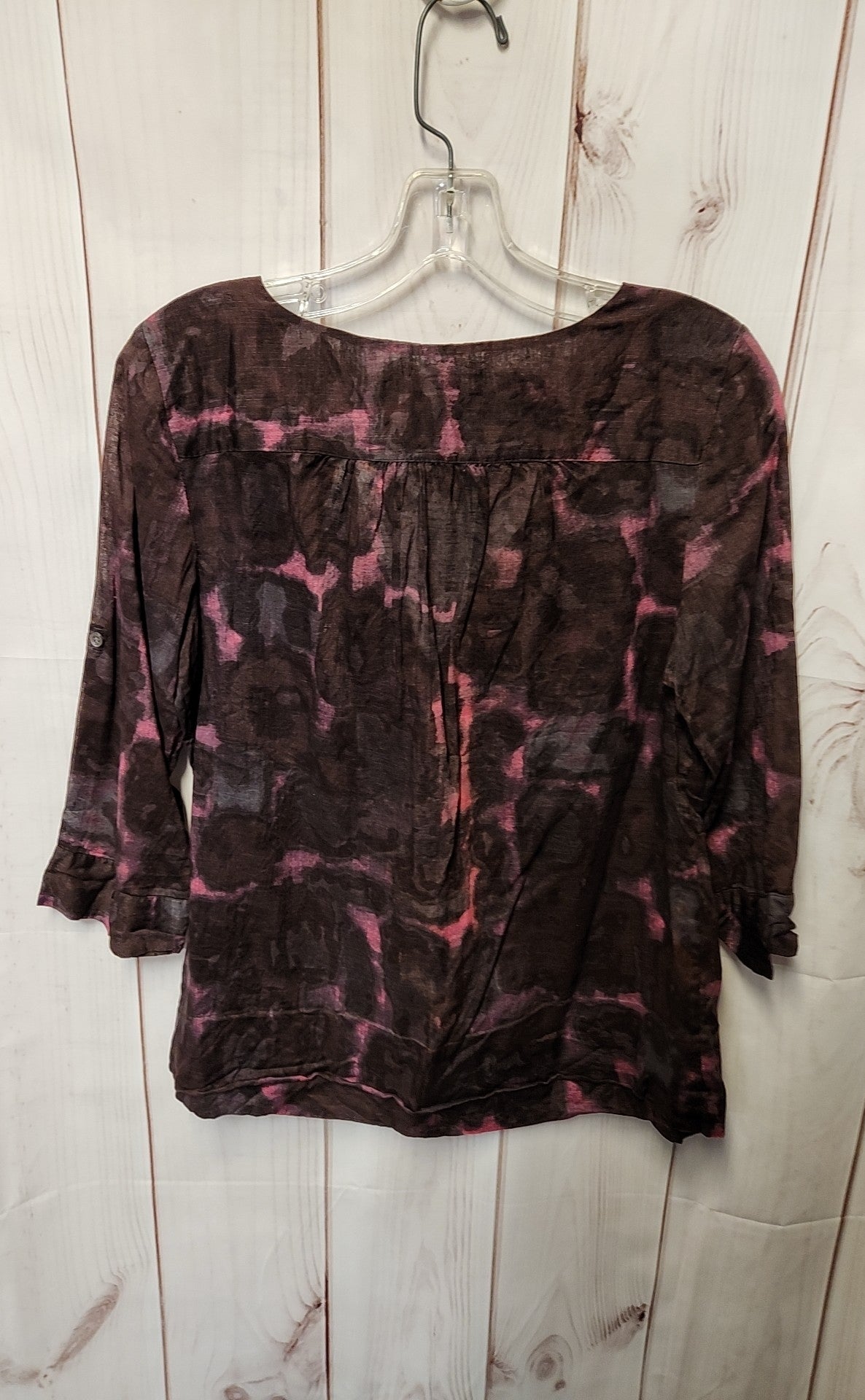 J Crew Women's Size 2 Purple 3/4 Sleeve Top