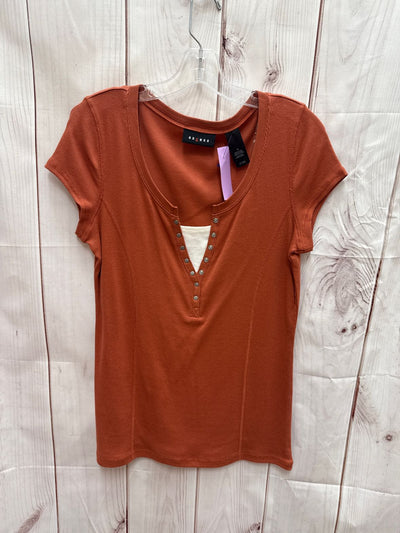 Access Women's Size M Red Short Sleeve Top