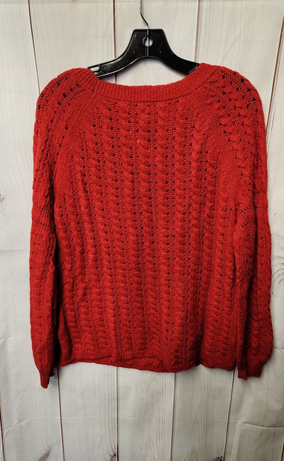 Loft Women's Size M Red Sweater