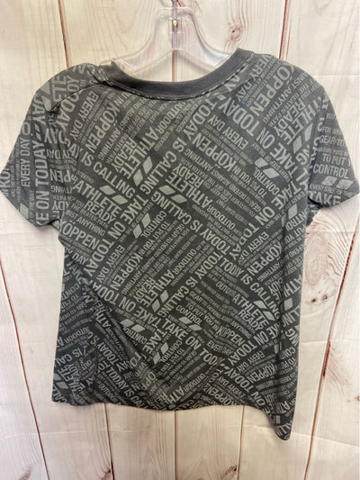 Koppen Women's Size XL Gray Short Sleeve Top