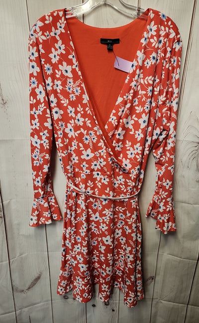 R&K Women's Size 18 Red Floral Dress