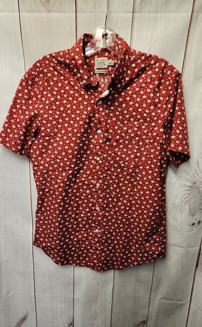 J Crew Men's Size S Red Floral Shirt