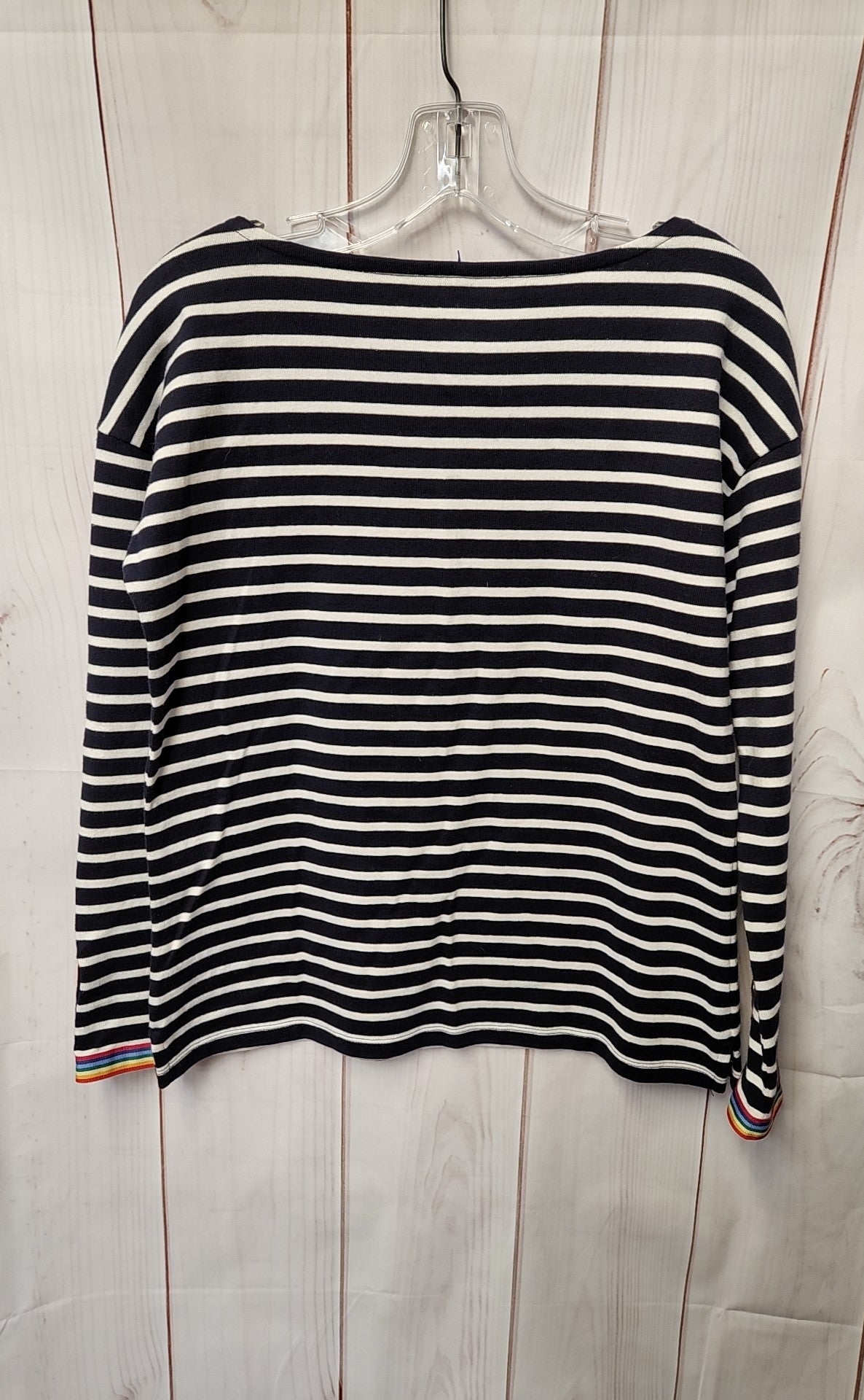 Talbots Women's Size S Petite Navy Long Sleeve Top