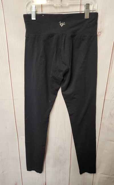 Justice Girl's Size 12/14 Black Leggings