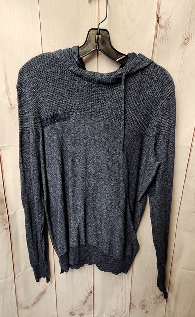 Diesel Men's Size XL Blue Hooded Sweater