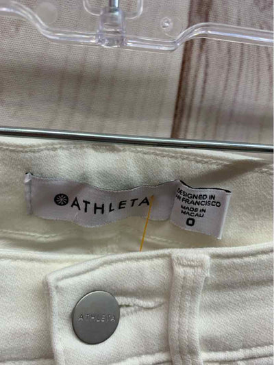 Athleta Women's Size 25 (0) White Jeans NWT Sculptek Ultra Skinny Jean