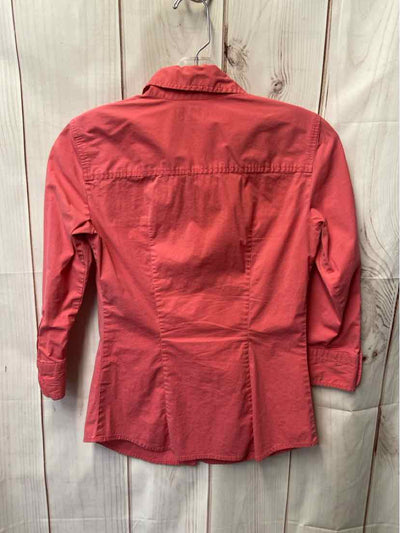 J Crew Women's Size XS Pink 3/4 Sleeve Top Haberdashery