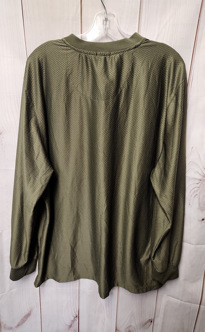 Craftsman Men's Size XXL Olive Green Shirt