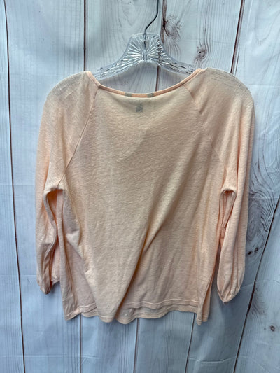 Banana Republic Women's Size M Peach 3/4 Sleeve Top