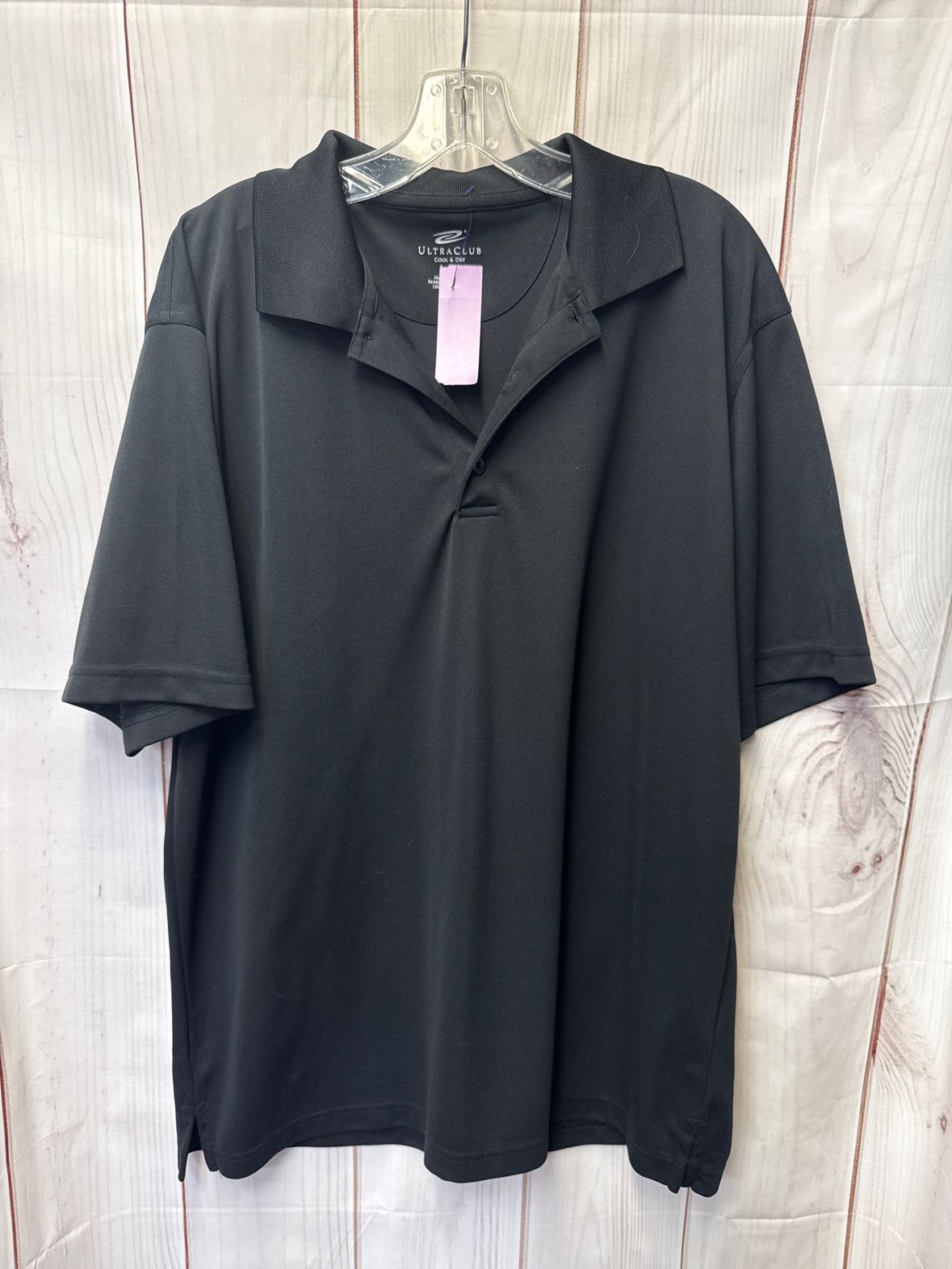 Ultra Club Men's Size L Black Shirt