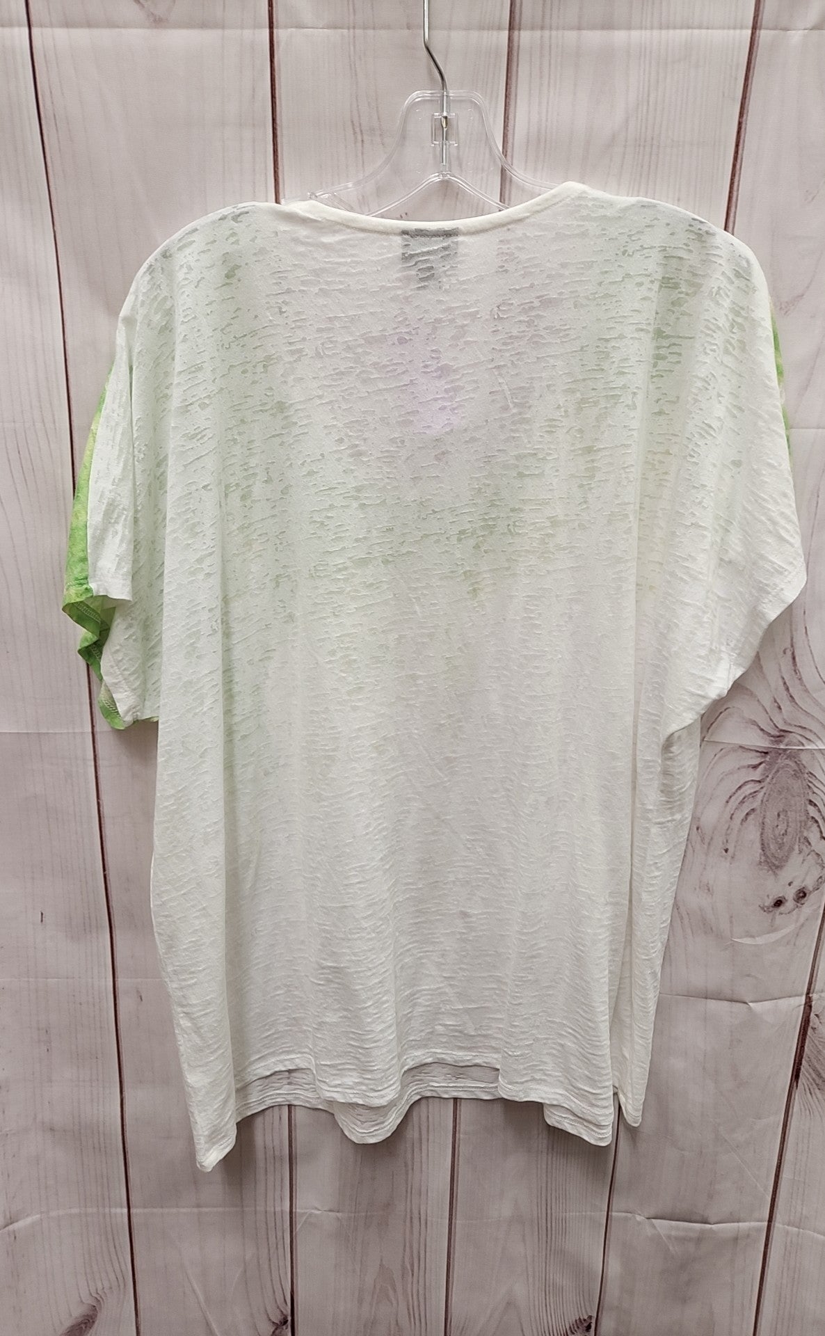 J Jill Women's Size XL Green Short Sleeve Top