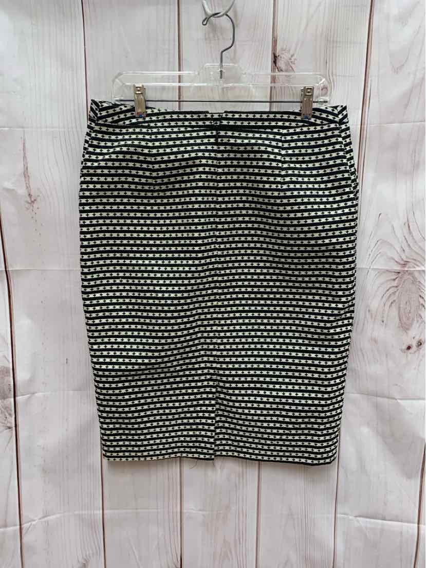 Merona Women's Size 10 Black & White Skirt