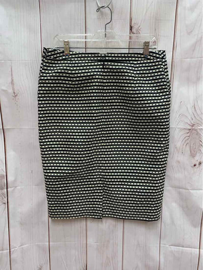 Merona Women's Size 10 Black & White Skirt