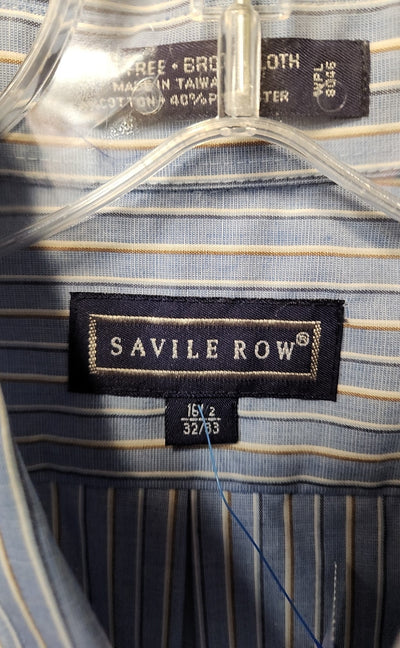 Saville Row Men's Size L Blue Shirt