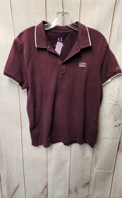 Armani Exchange Men's Size M Maroon Shirt