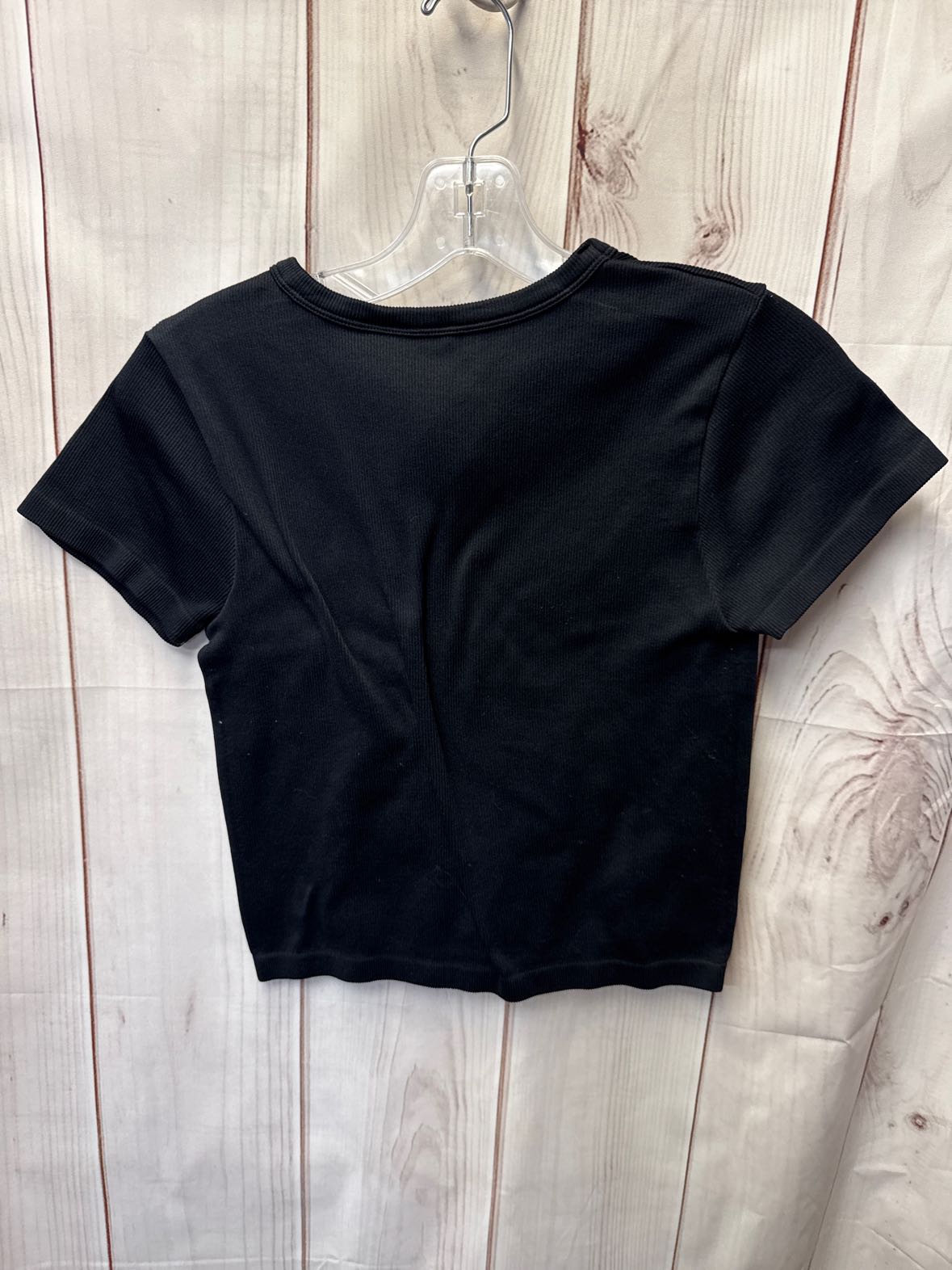 Gilly Hicks Women's Size M Black Short Sleeve Top