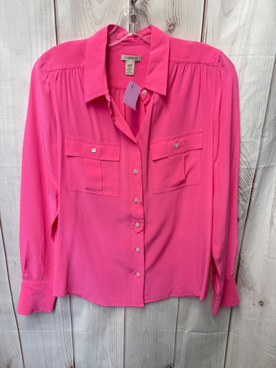 J Crew Women's Size 6 Pink Long Sleeve Top