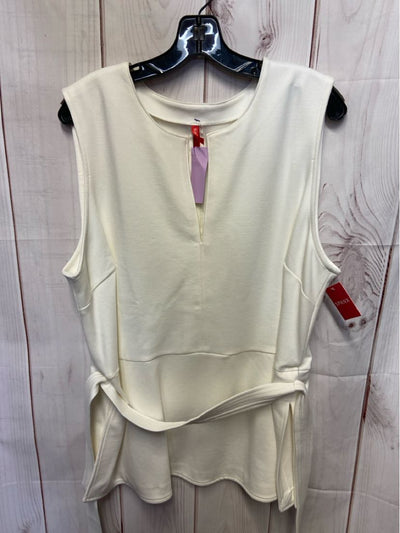 Spanx Women's Size 1X White Sleeveless Top NWT