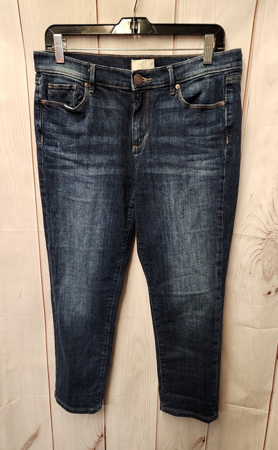 Loft Women's Size 6 Petite Blue Jeans Modern Denim Crop