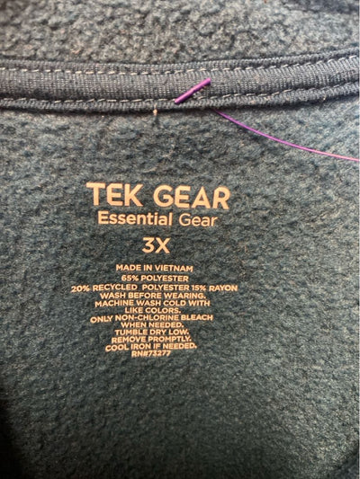 Tek Gear Women's Size 3X Teal Sweatshirt