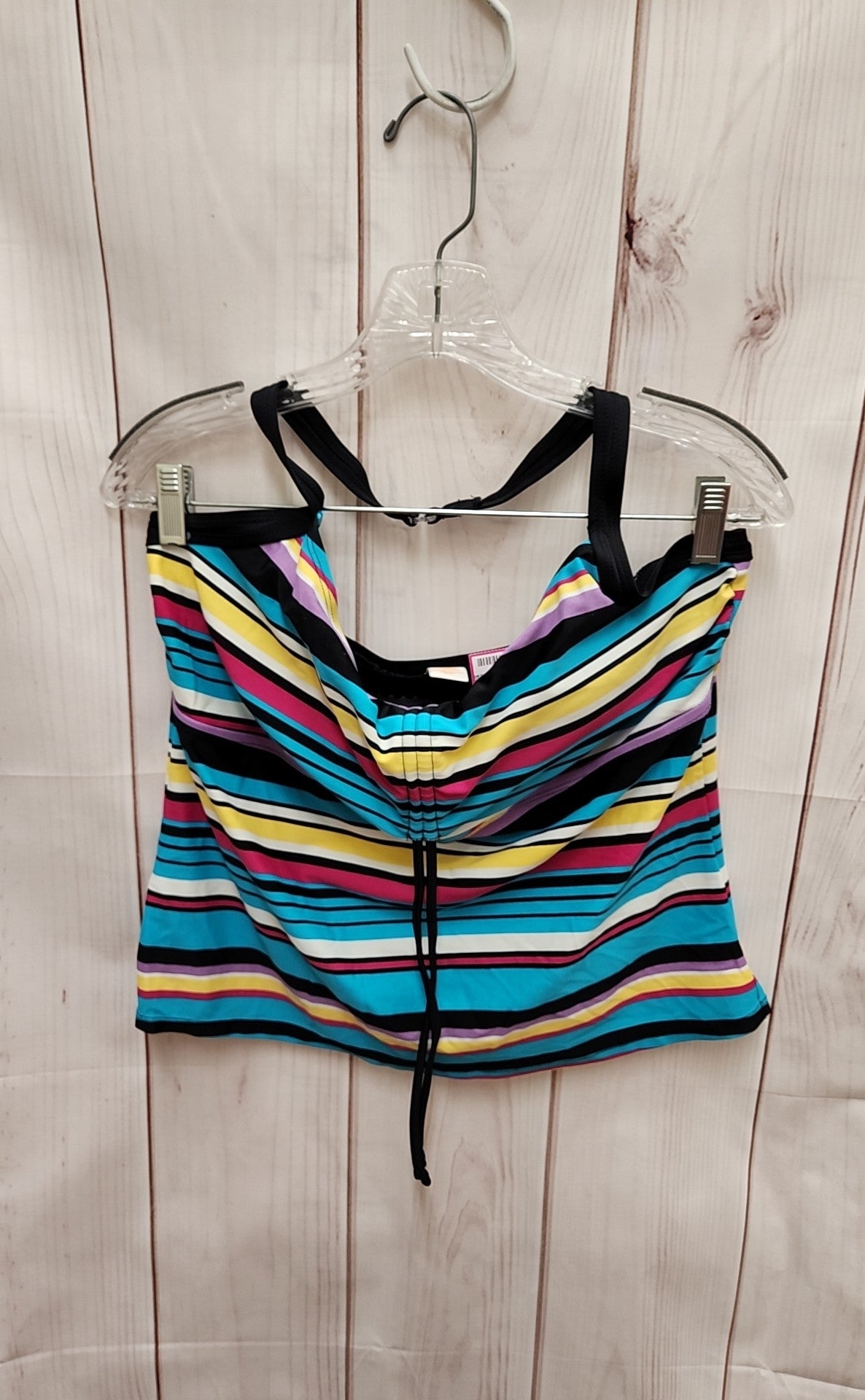 Tropical Escape Women's Size 14 Multi-Color Swim Top