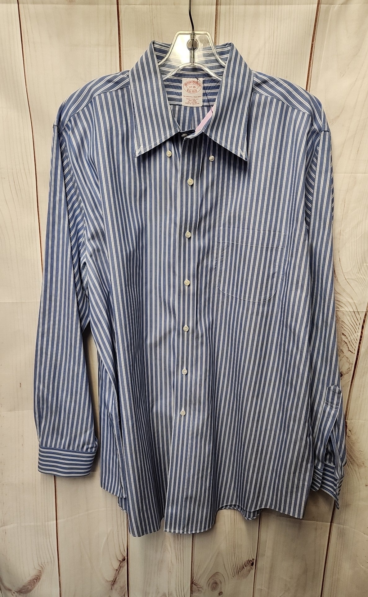 Brooks Brothers Men's Size XL Blue Shirt