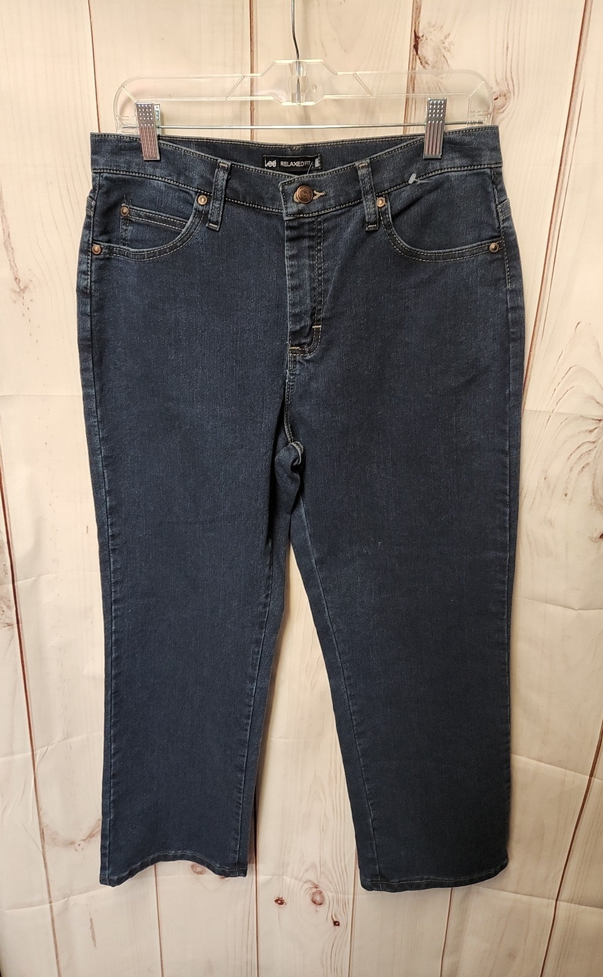 Lee Women's Size 10 S Petite Blue Jeans Relaxed Fit