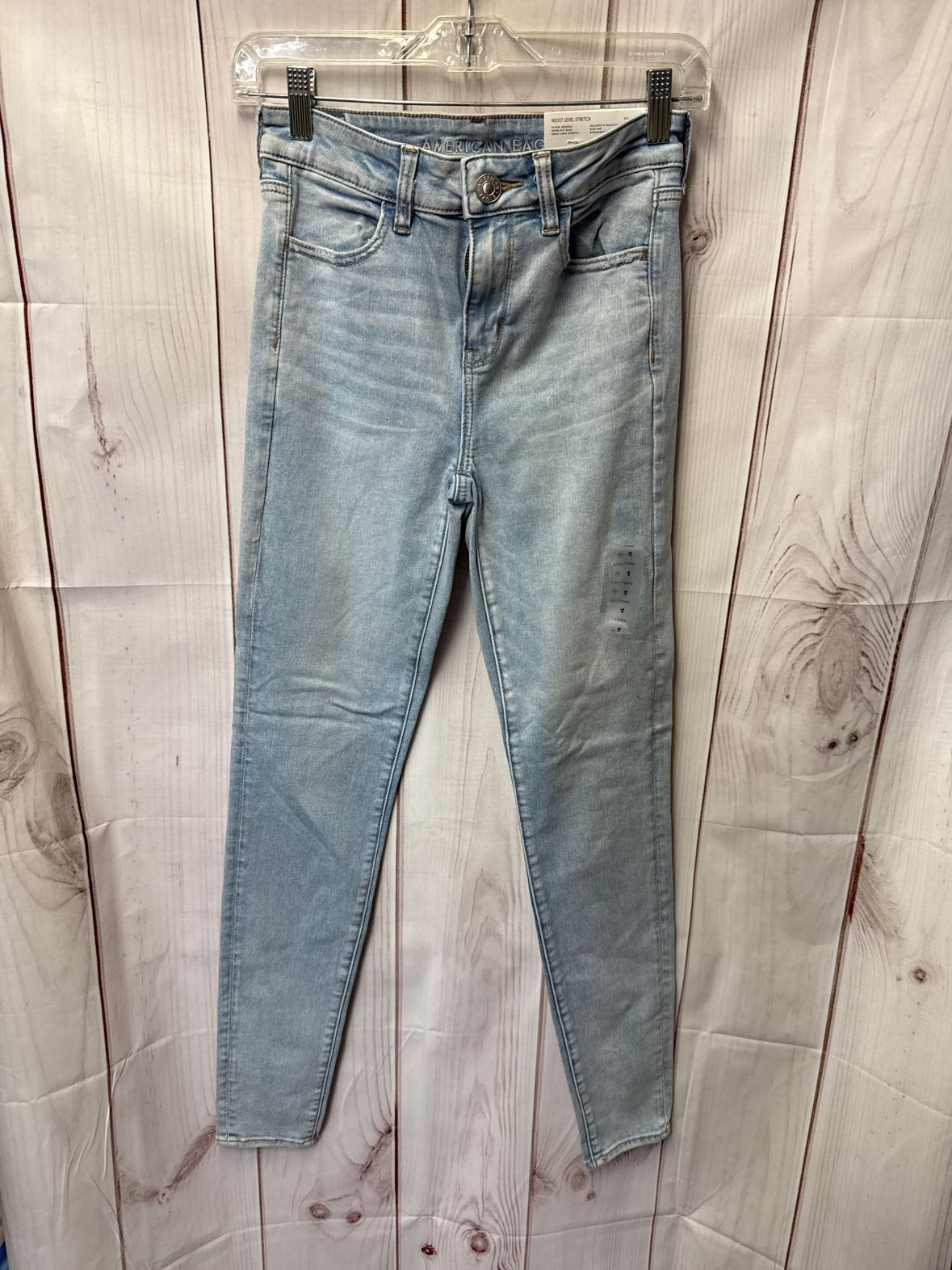 NWT American Eagle Women's Size 27 (3-4) Blue Jeans HI-Rise Jegging