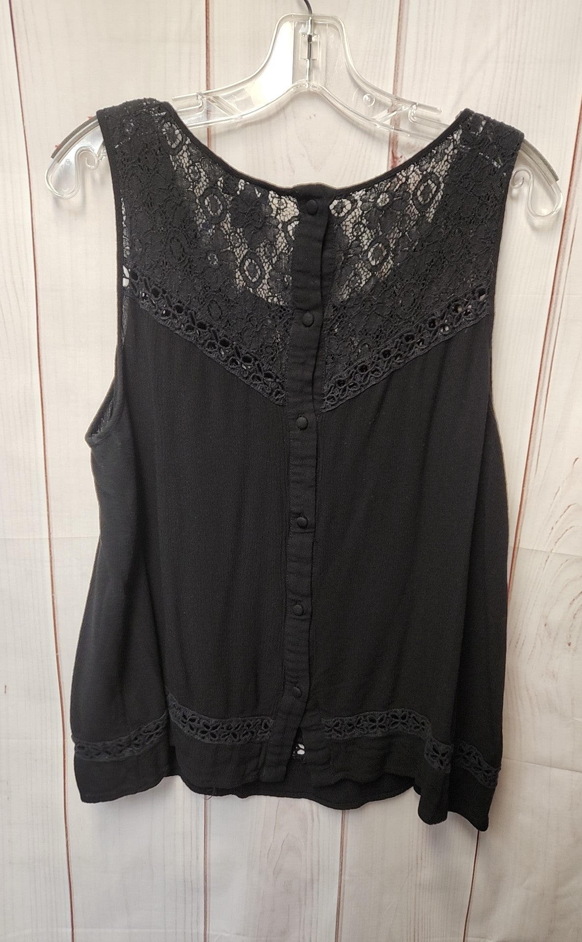 Torrid Women's Size 1X Black Sleeveless Top