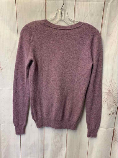 Tahari Women's Size S Purple Cashmere Sweater