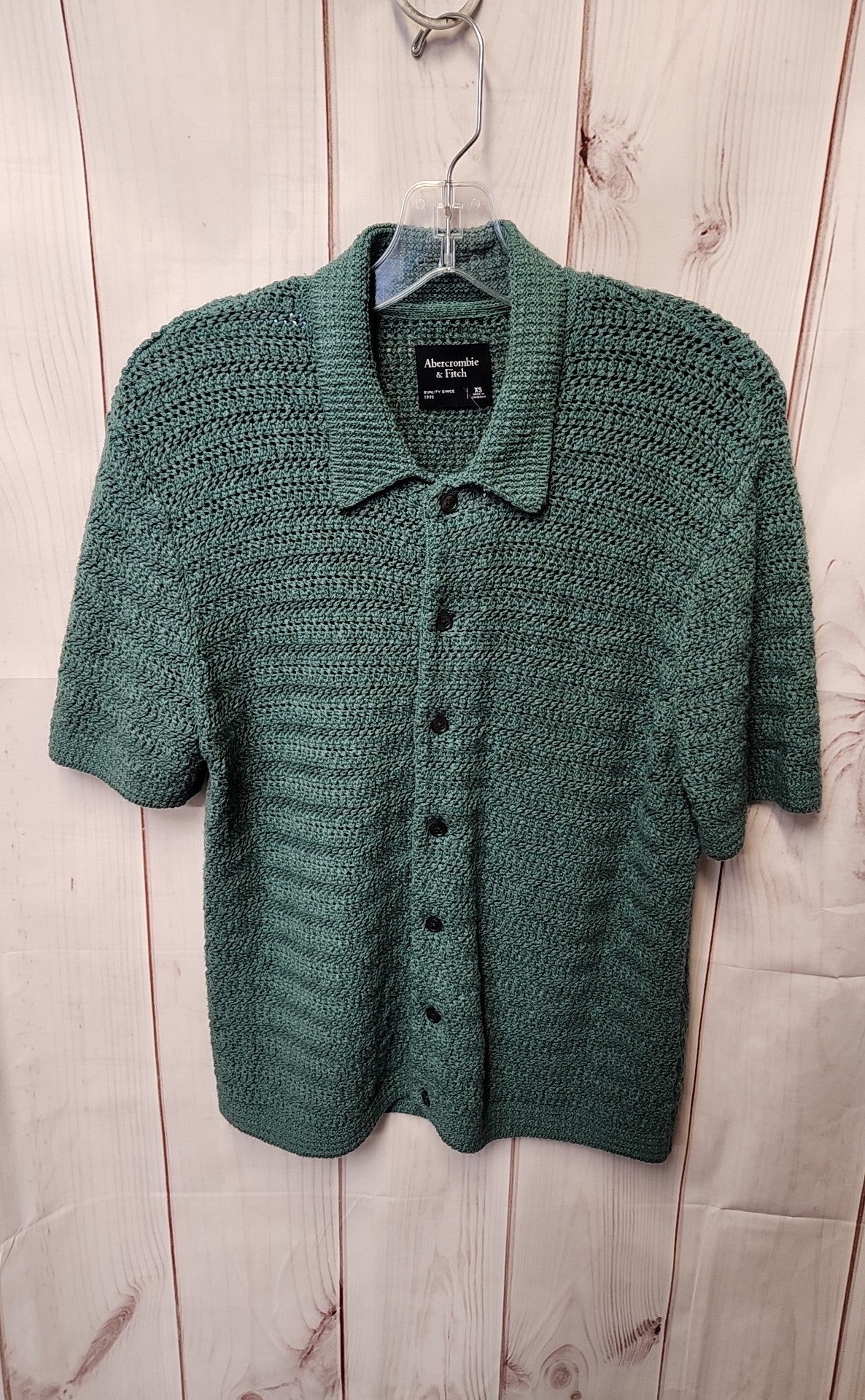 Abercrombie & Fitch Men's Size XS Green Knit Shirt