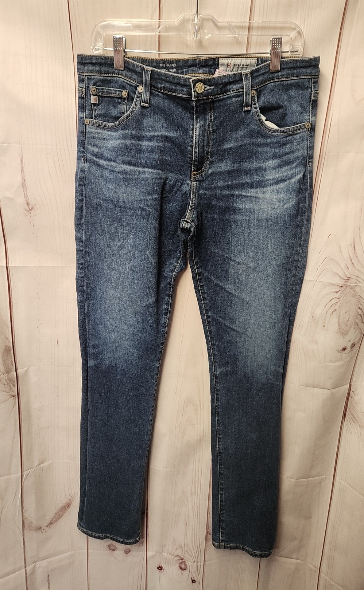 AG Adriano Goldschmied Women's Size 32 (13-14) Blue Jeans The Harper