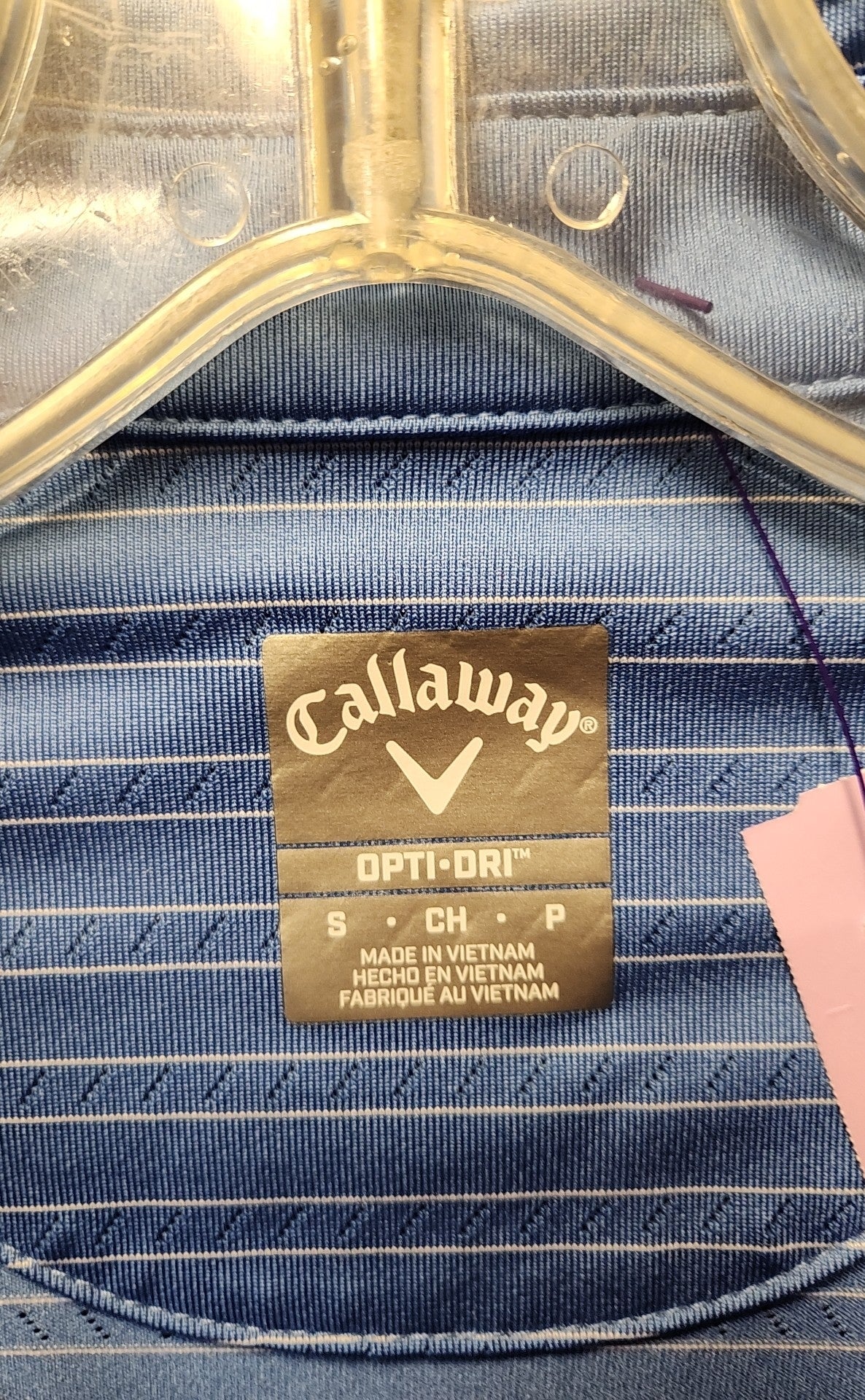 Callaway Men's Size S Blue Shirt