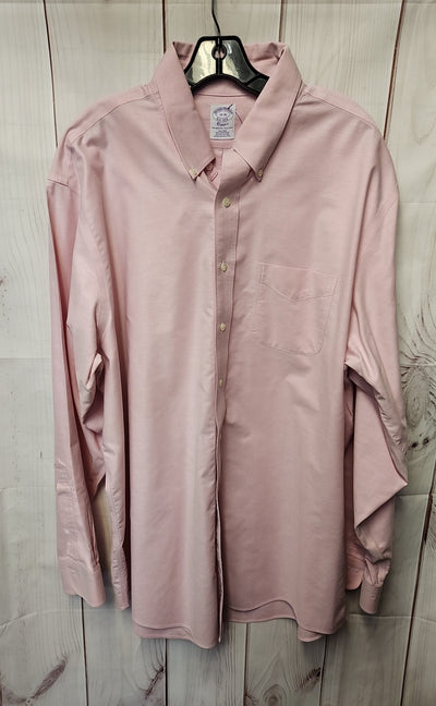 Brooks Brothers Men's Size 1XL Pink Shirt