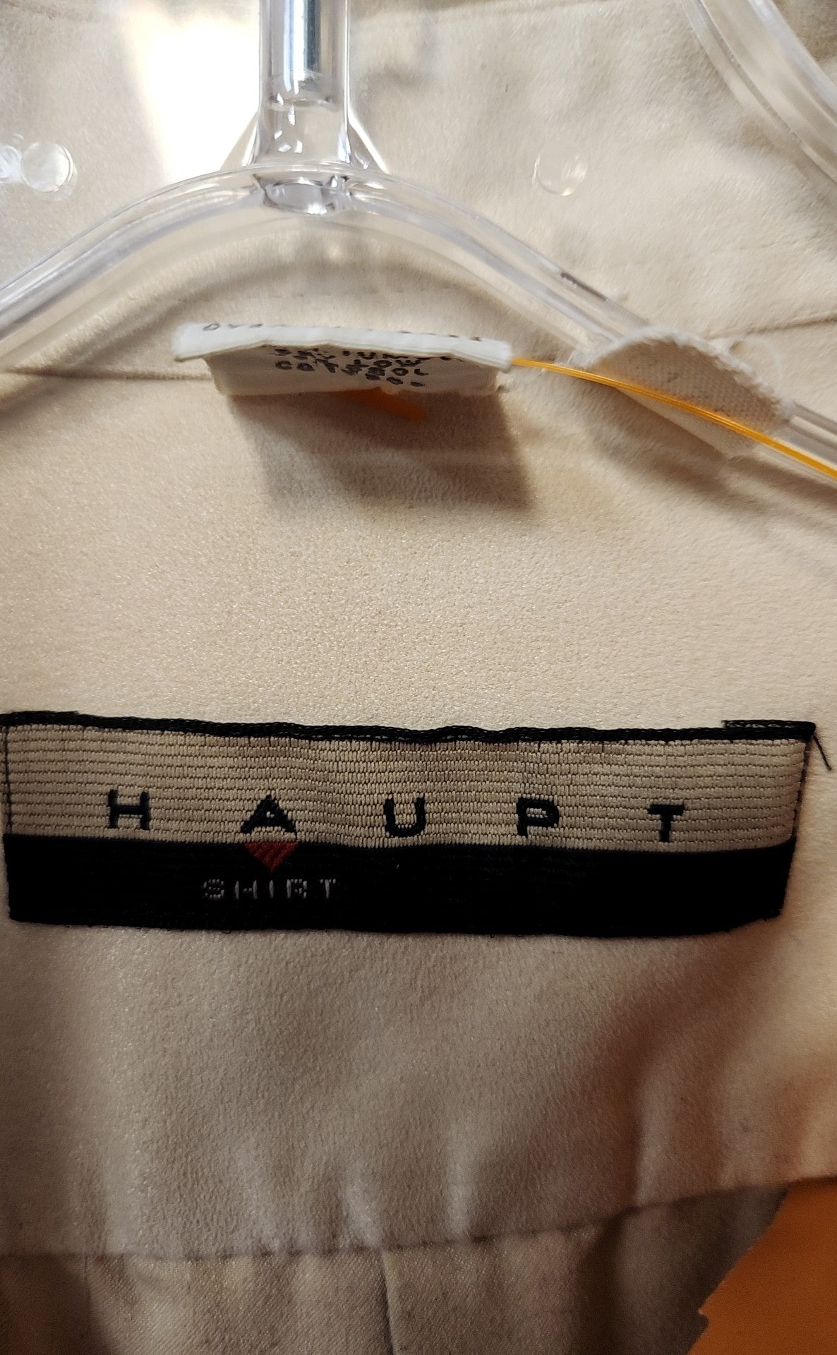 Haupt Men's Size M Cream Shirt