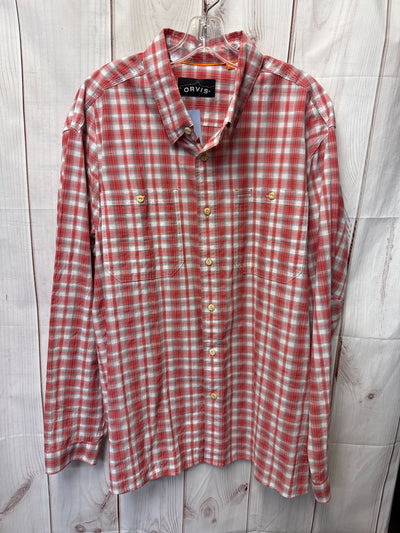 Orvis Men's Size XL Red Shirt