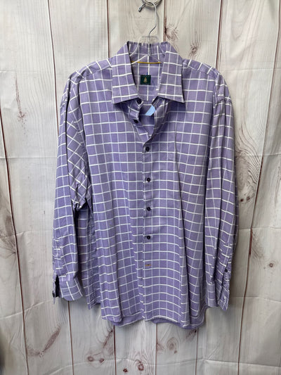 Robert Talbott Men's Size XL Purple Shirt