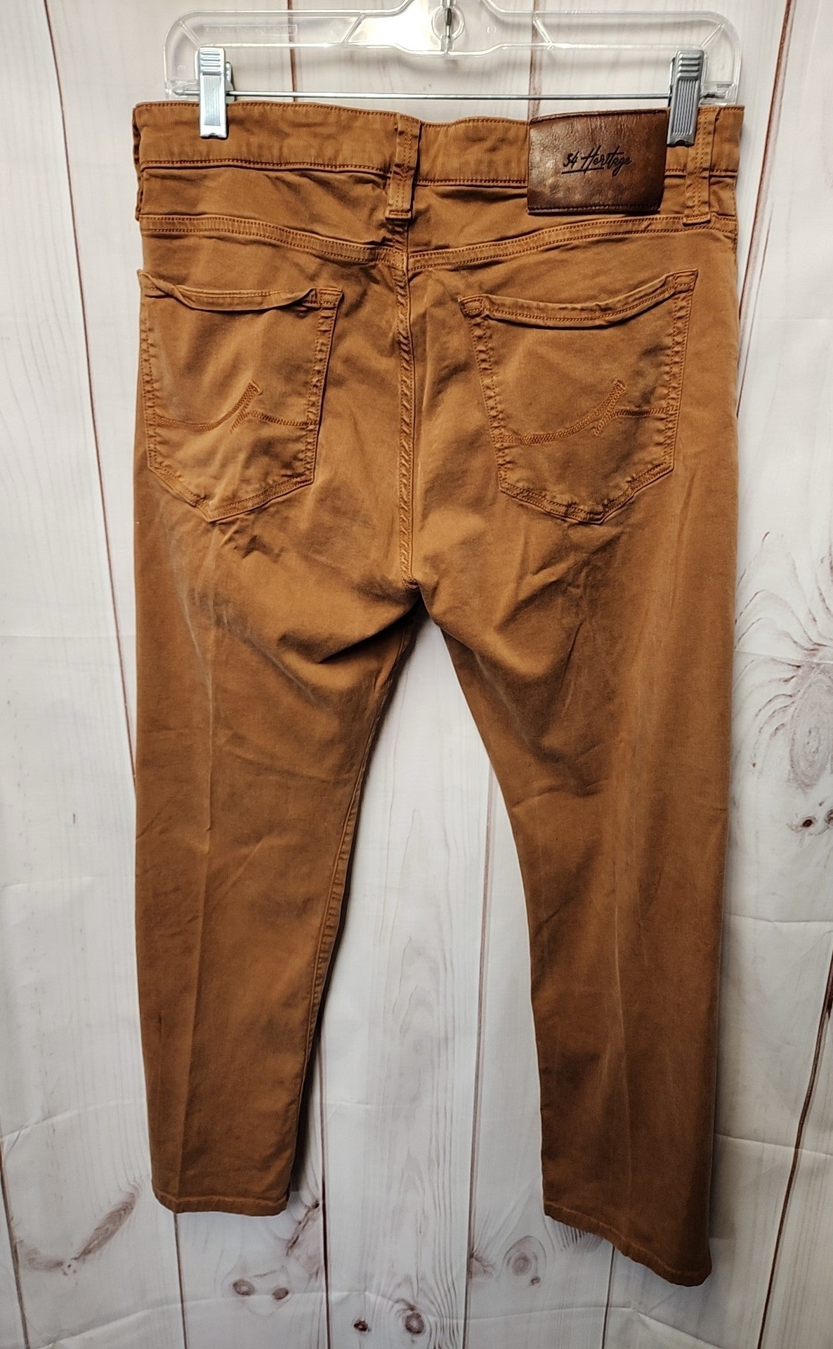 34 Heritage Men's Size 32x30 Brown Pants Courage Mid Rise Straight