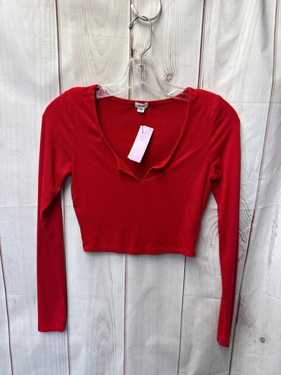 Garage Women's Size XS Red Long Sleeve Top