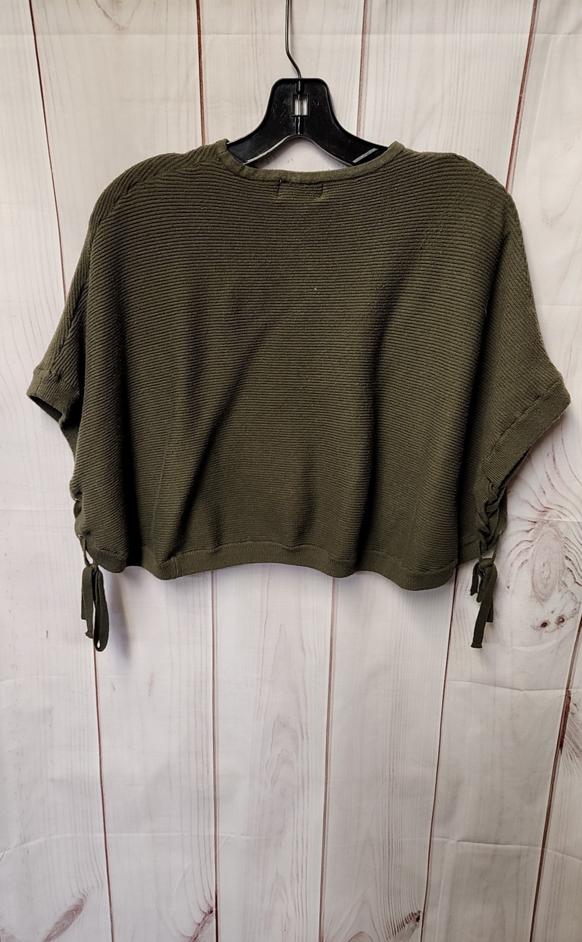 Poof Women's Size S Olive Green Poncho