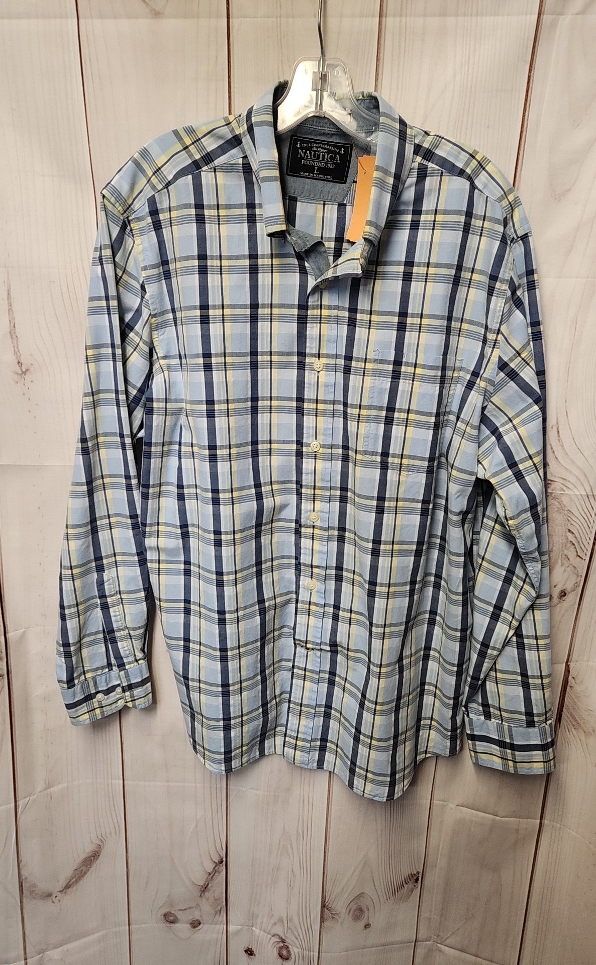 Nautica Men's Size L Blue Shirt