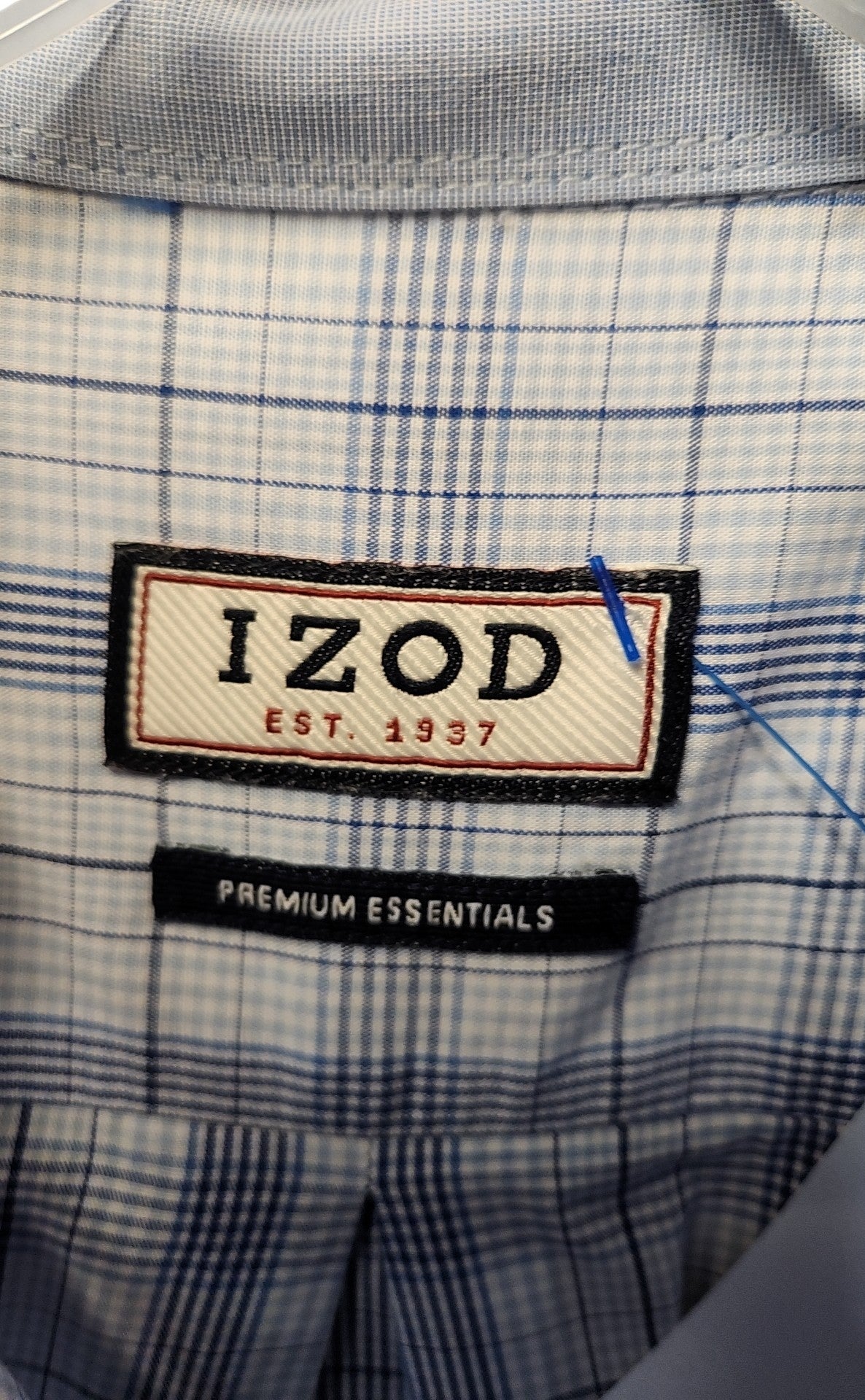 Izod Men's Size L Blue Shirt