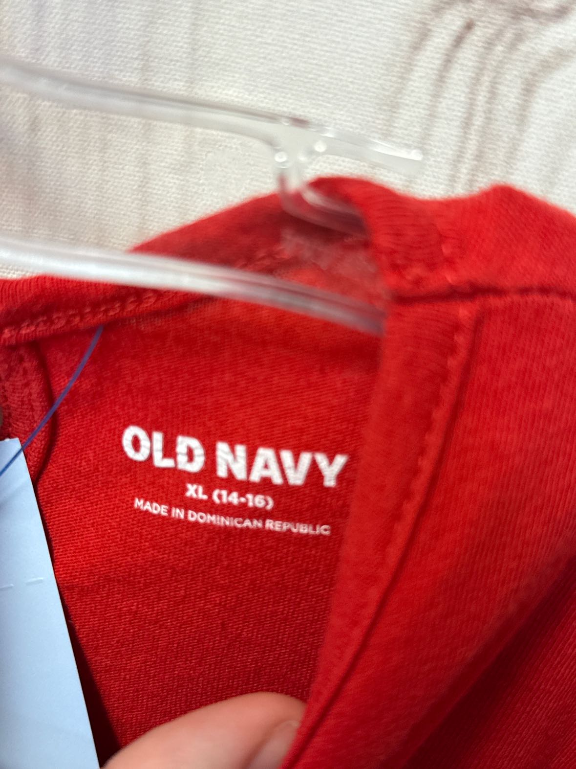 Old Navy Girl's Size 14/16 Red Shirt