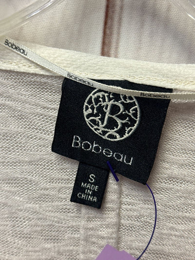 Bobeau Women's Size S White 3/4 Sleeve Top