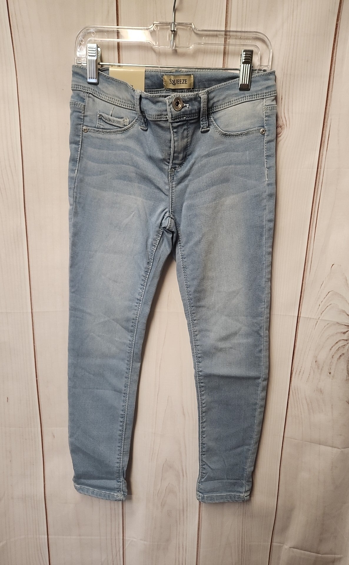 Squeeze Girl's Size 8 Blue Jeans Ankle Skinny