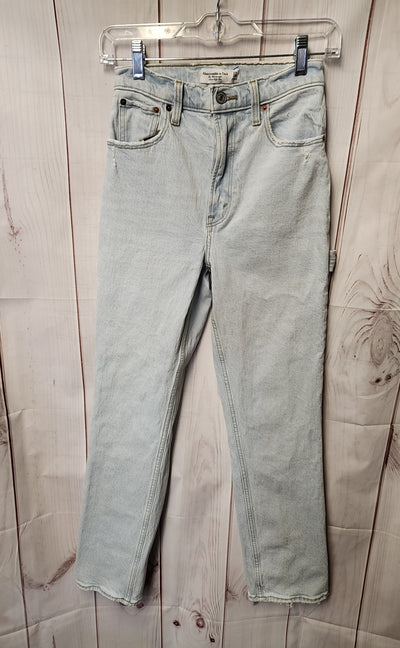 Abercrombie & Fitch Women's Size 24 (00) Blue Jeans The '90s Straight