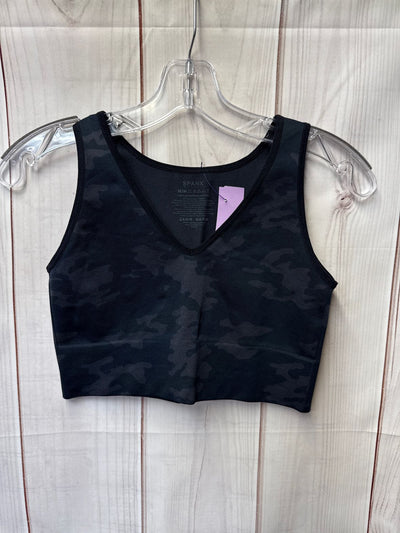 Spanx Women's Size M Black Camo Sports Bra