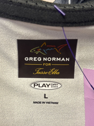 Greg Norman Men's Size L Gray Shirt